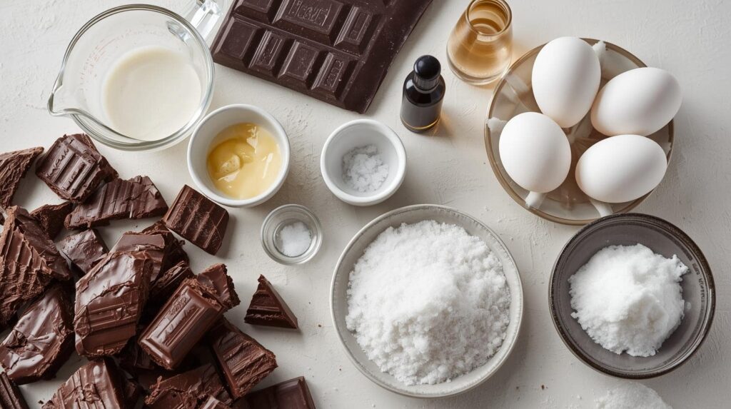 Flourless moist chocolate cake 