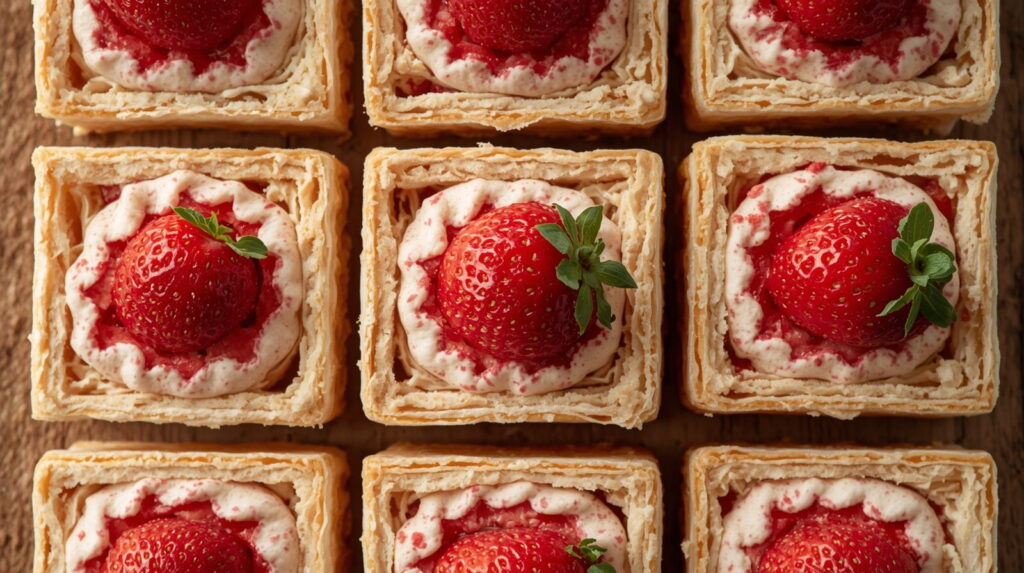Strawberry mille feuille recipe