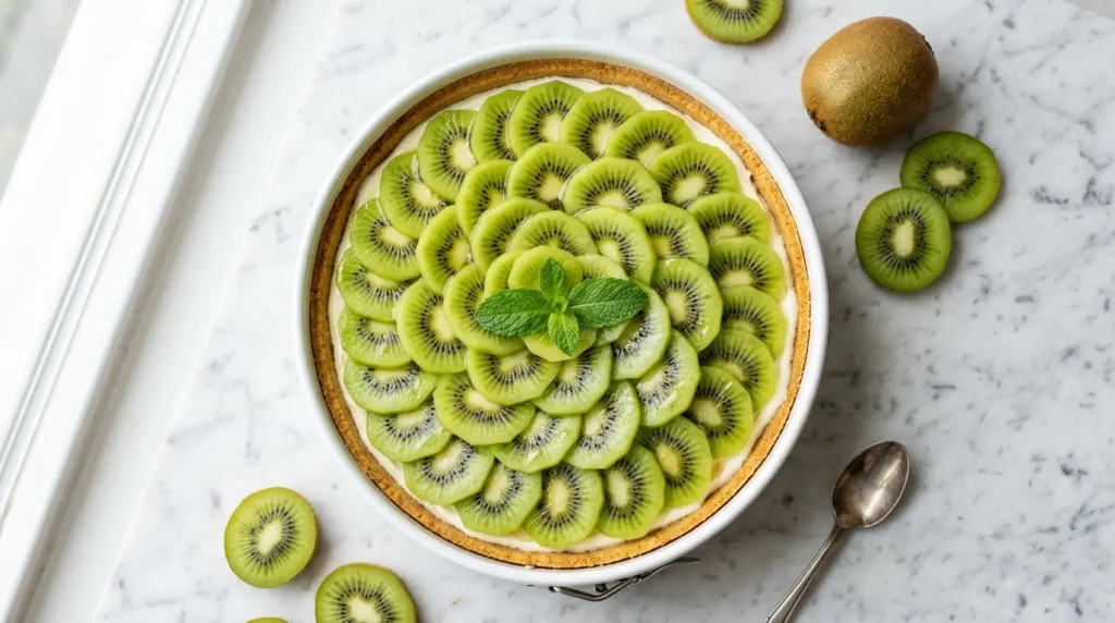 Kiwi dessert recipe : Easy, fresh and refreshing no bake treat