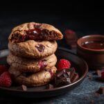Gooey raspberry chocolate chunk cookies homemade  : Soft, Chewy & Ready in 30 Min