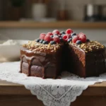 Almond flour chocolate cake: Moist & decadent