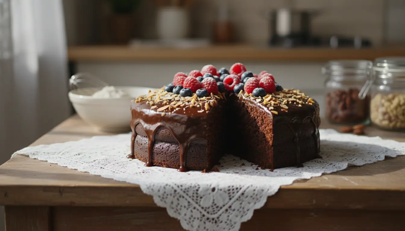 almond flour chocolate cake