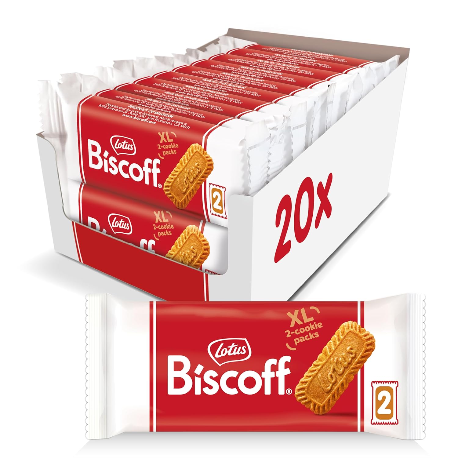 Lotus Biscoff cookies dispenser box