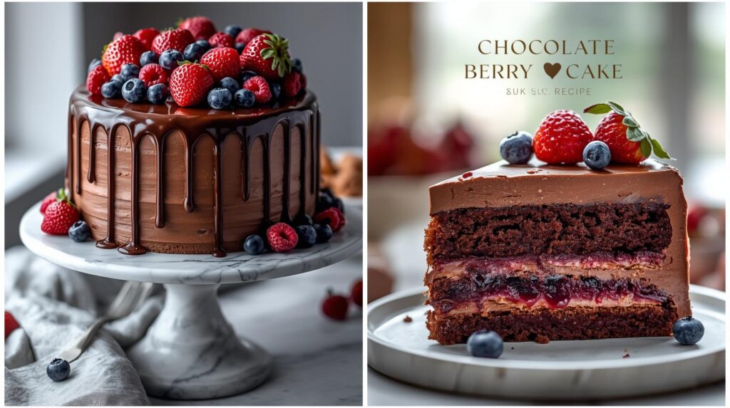 Chocolate dubai berry cake recipe