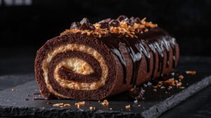 Coconut chocolate roll : Decadent, Creamy & Absolutely irresistible