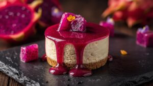 No bake dragon fruit mini cheesecakes : Vibrant, Creamy & Ready in 20 Minutes.