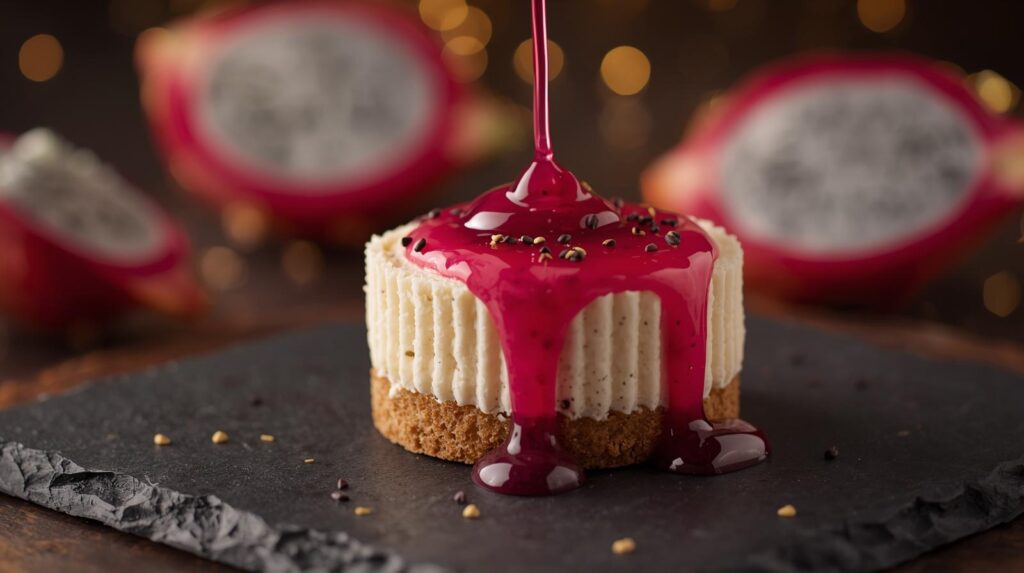  no bake dragon fruit mini cheesecake3