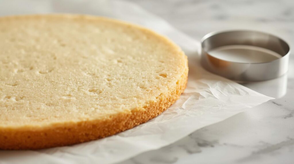 sponge base for fruit shaped pastries