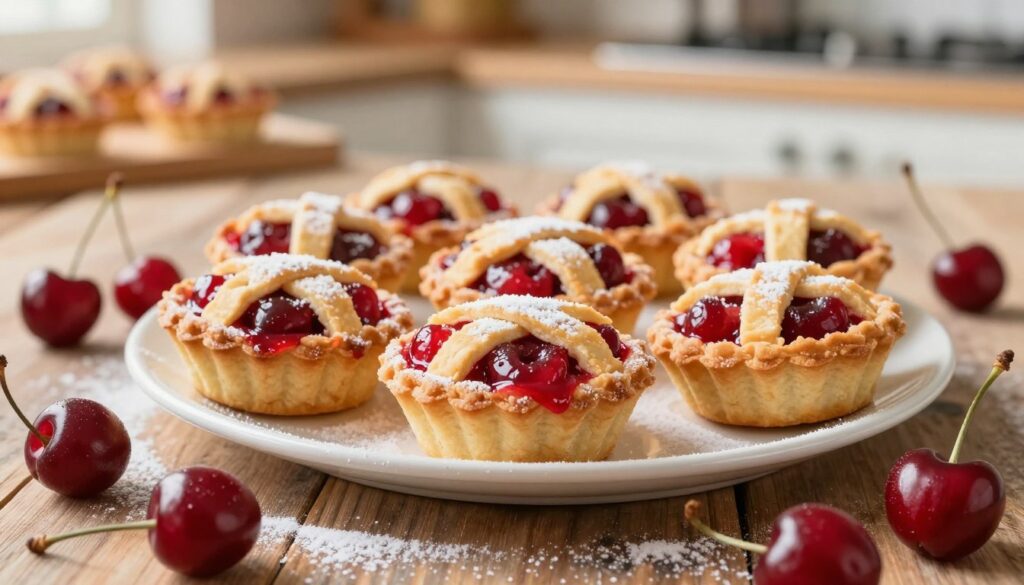 Cherry Pie Mini Tarts: Bite Sized Perfection
