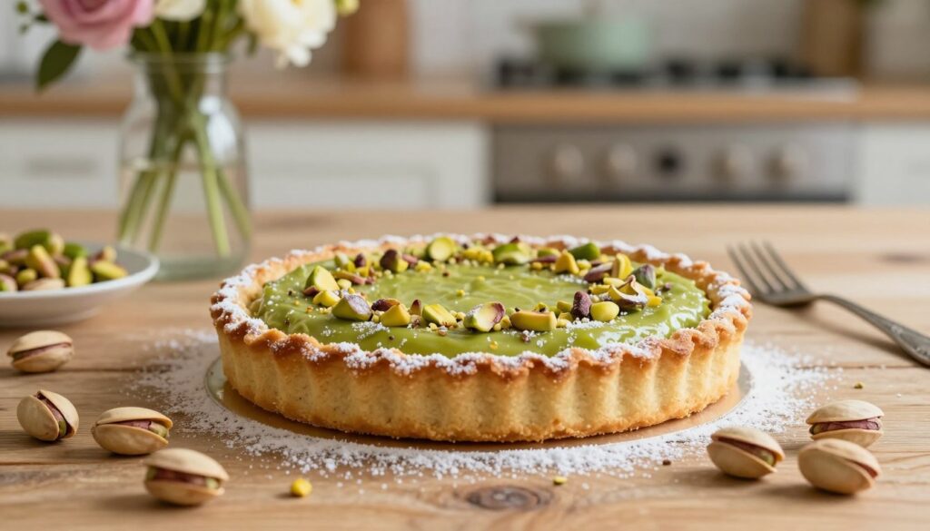 Easy Pistachio Frangipane Tart Recipe for Dessert