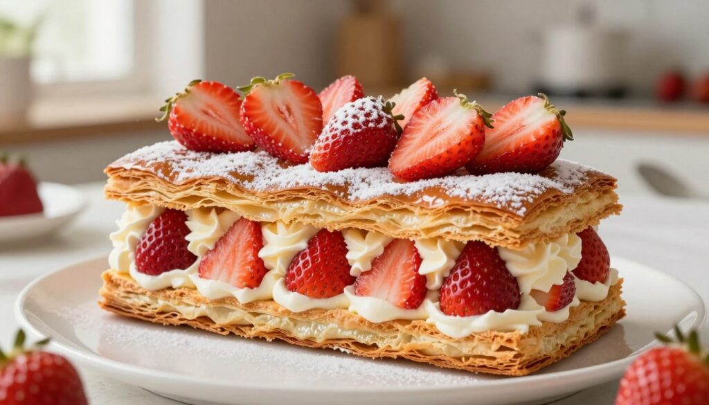 Homemade Strawberry Mille Feuille: A Decadent Treat