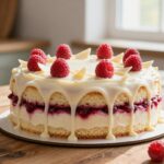 How to make white chocolate Raspberry cake at home