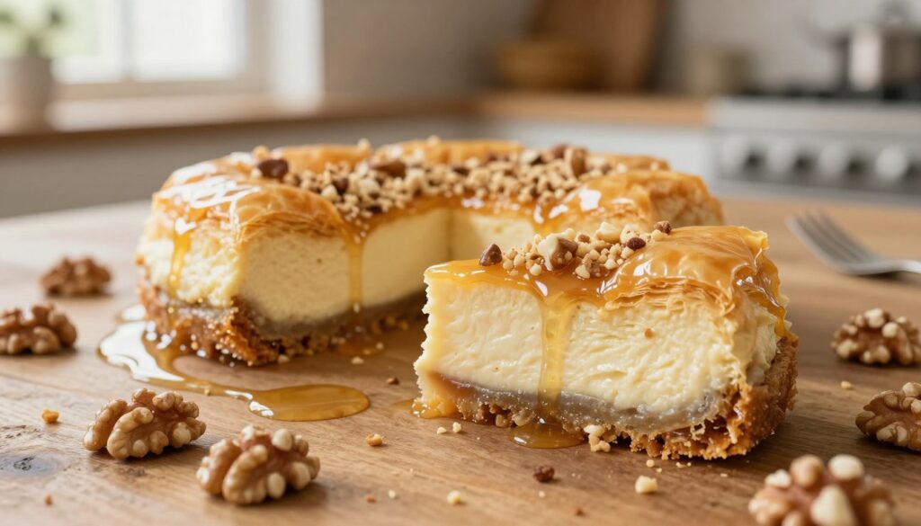 Easy Baklava Cheesecake Recipe for Sweet Dessert Lovers