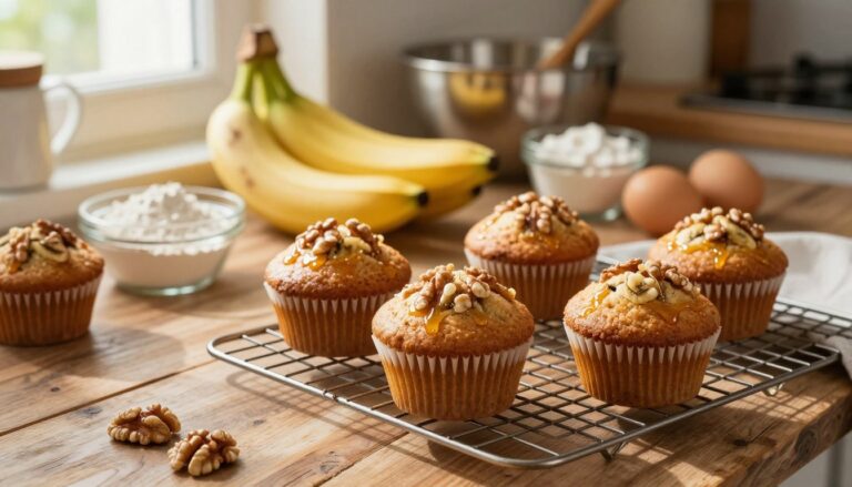 banana bread muffins