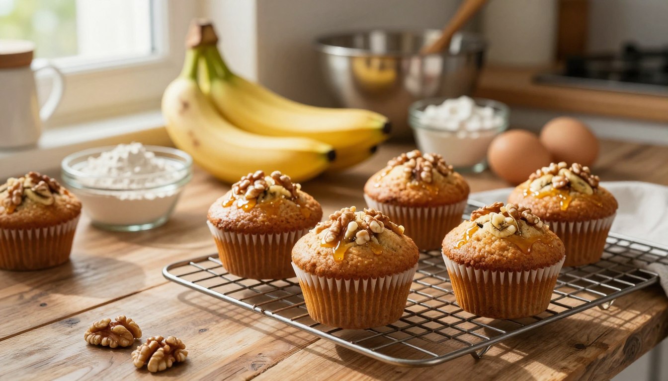 banana bread muffins