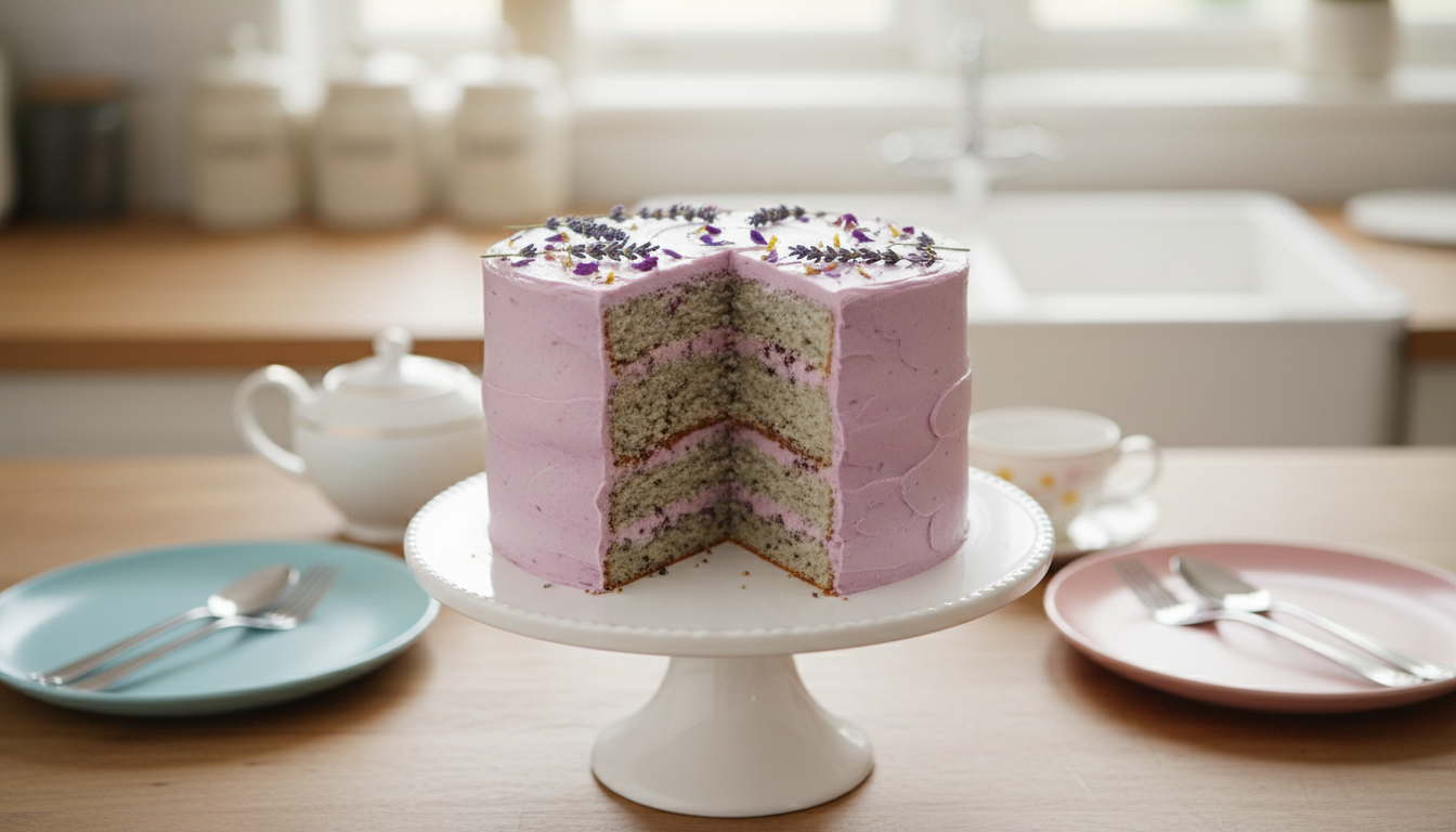 earl grey lavender cake