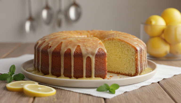 gluten free lemon drizzle cake