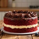 The best red velvet cake with chocolate