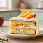 Easy peach vanilla cake recipe everyone will love