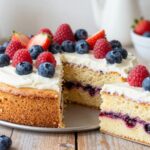 Homemade Vanilla Berry Cake – Easy Recipe