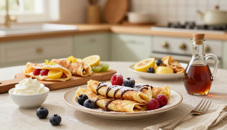 French crepes recipe in french