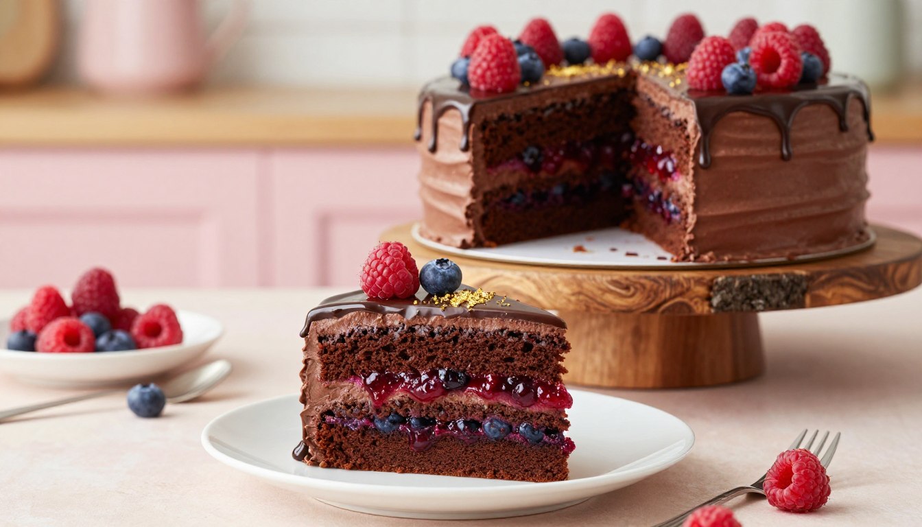 chocolate dubai berry cake recipe