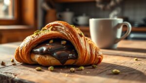 Homemade pistachio chocolate croissant: 7 irresistible Steps