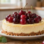 Easy cherry cheesecake recipe to impress your guests