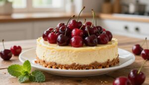 Easy cherry cheesecake recipe to impress your guests
