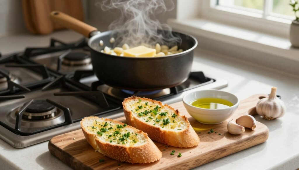 How to make garlic bread recipe in just 15 minutes