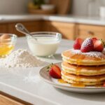 Easy pancake recipe without milk for fluffy breakfasts