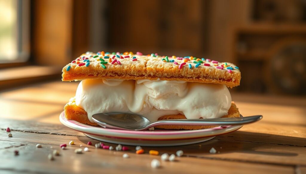 Easy pop tart ice cream sandwich in 10 minutes flat
