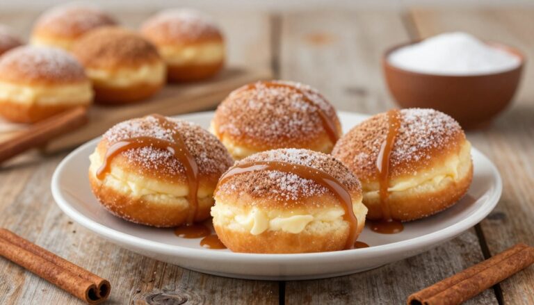 churro cheesecake donuts