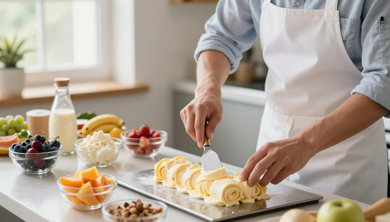 how to make rolled ice cream