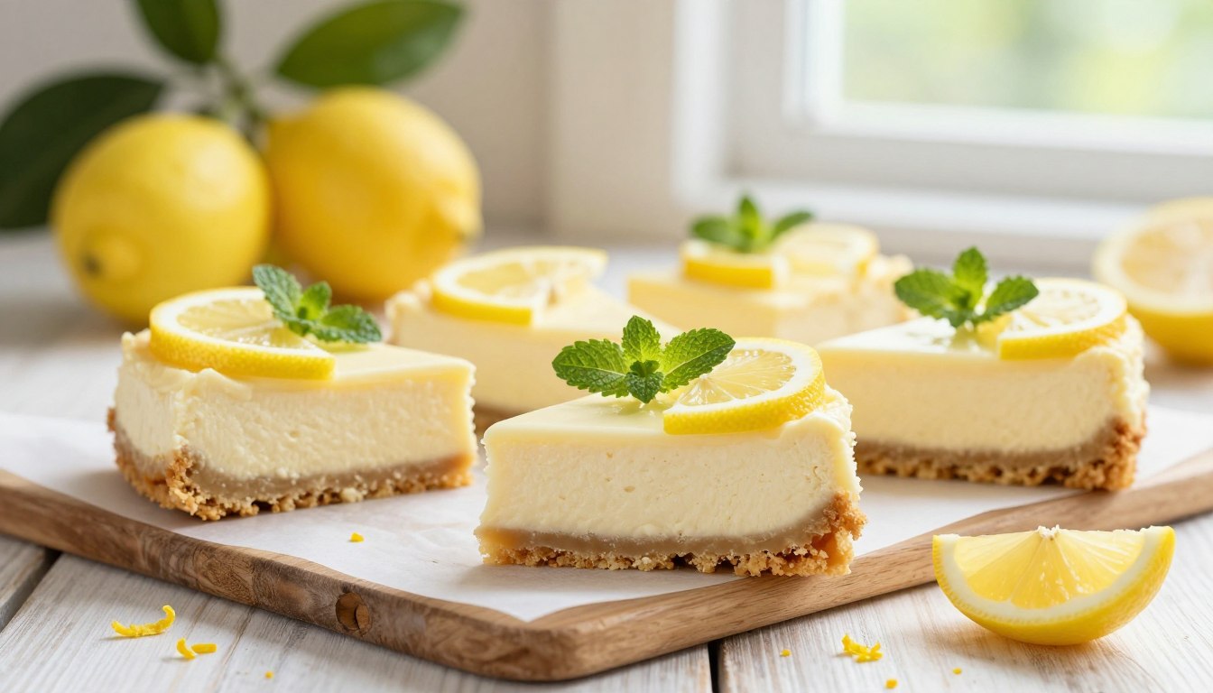 lemon cheesecake bars