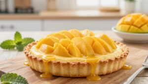 Easy mango tart recipe for a refreshing dessert