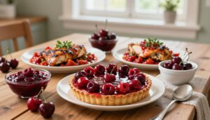 Discover tart cherry recipes for sweet and savory dishes